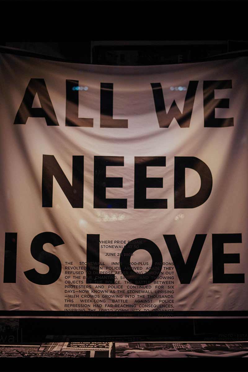Banner mit Aufdruck